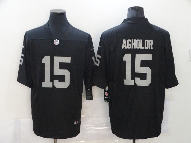Men Oakland Raiders #15 Agholor Black Nike Limited Vapor Untouchable NFL Jerseys